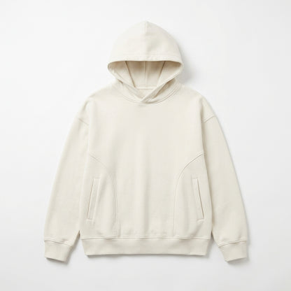 Strwnrqor™ Harbor Arc Unisex Heavyweight Hoodie – Structured Pullover Sweatshirt, Minimal Everyday Streetwear Top